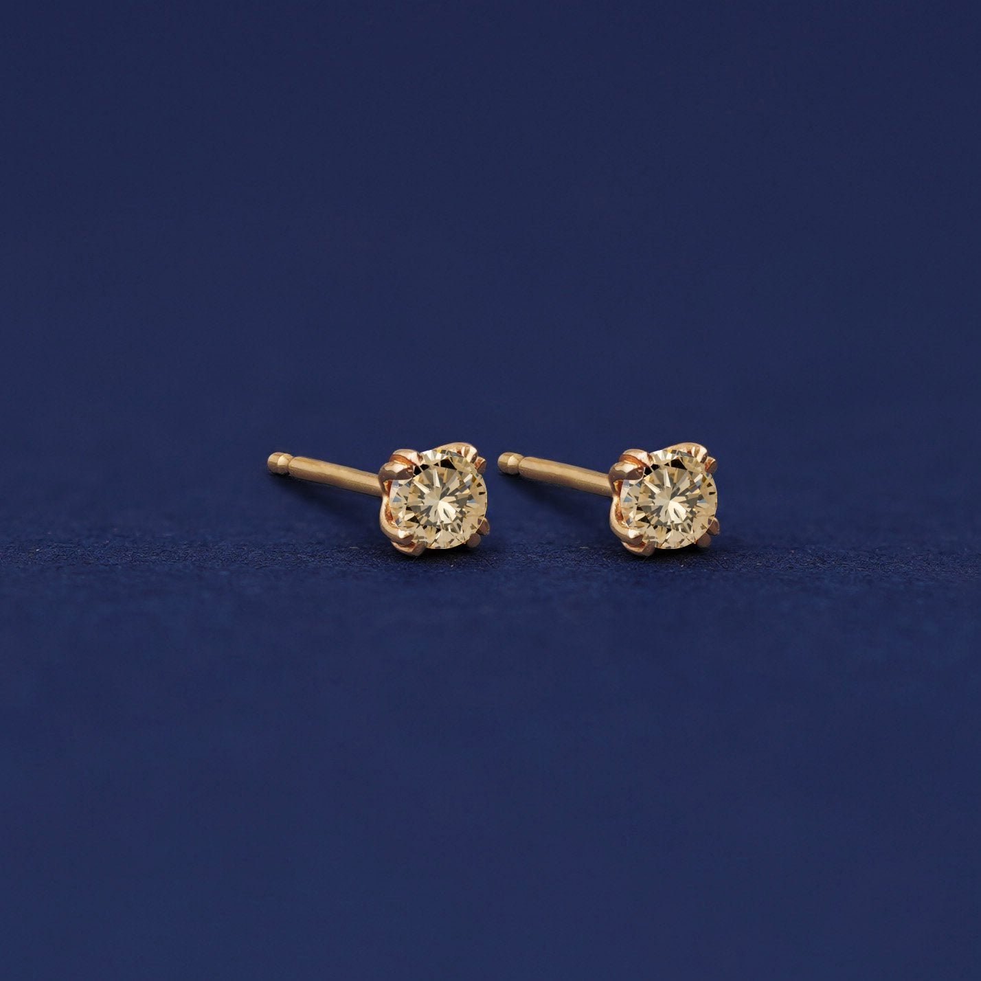 Champagne Diamond Earring