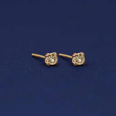 Champagne Diamond Earring