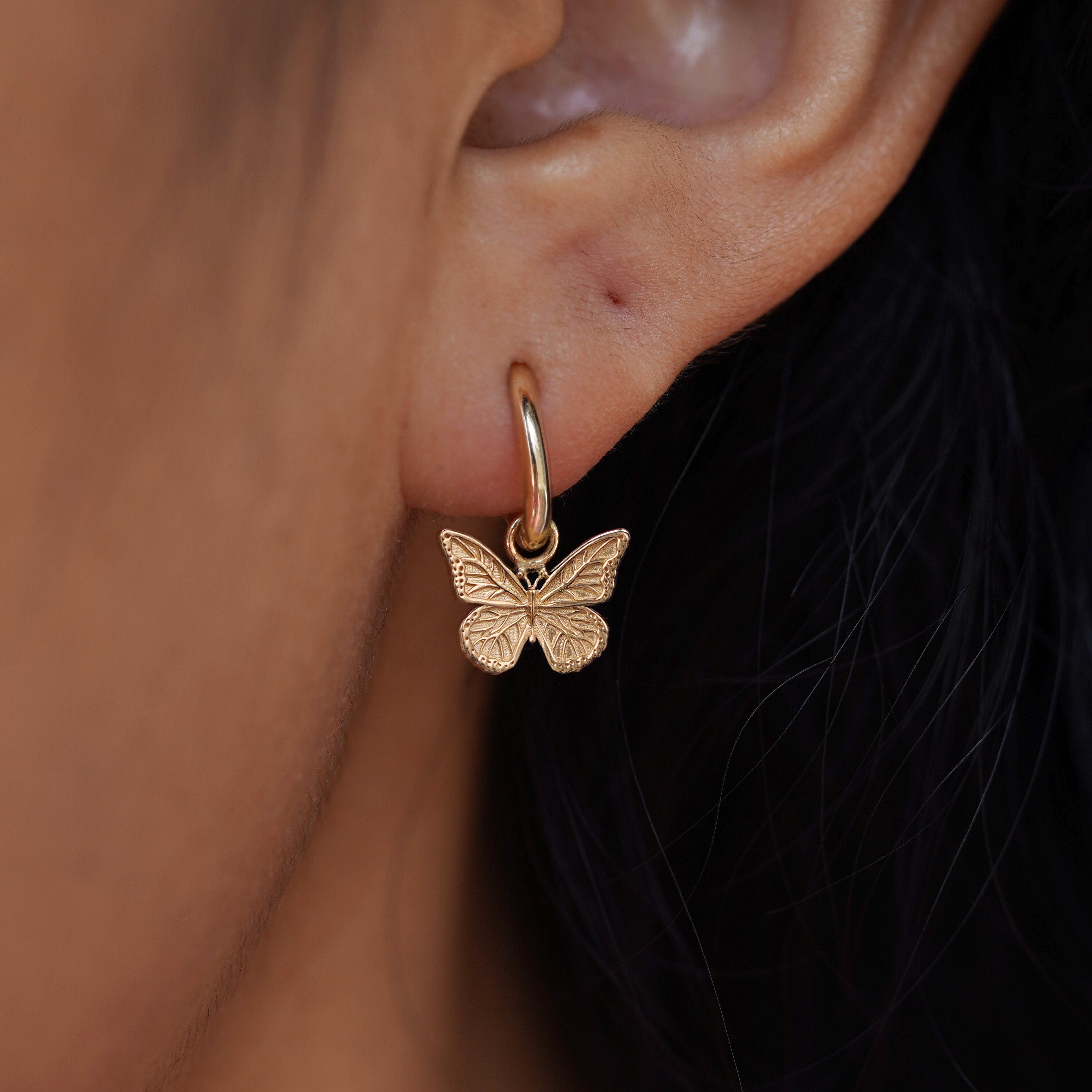 BUTTERFLY Charm Earrings, shops Unmatched